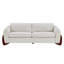 Marcel Modern Chenille Upholstered 3-Seater Sofa With Wooden Legs-118321006