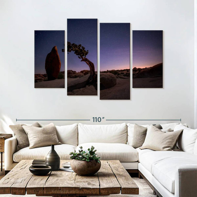 Lynelle Joshua Tree Night Landscape, 54" H x 84" W