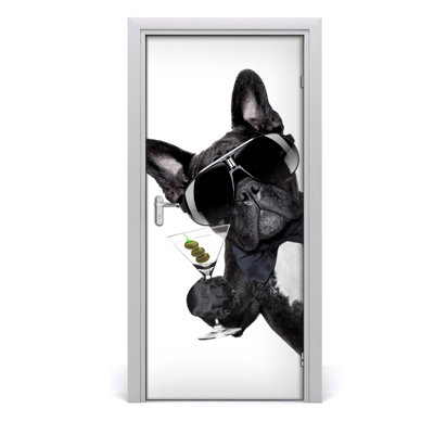 Pies Martini Door Decal