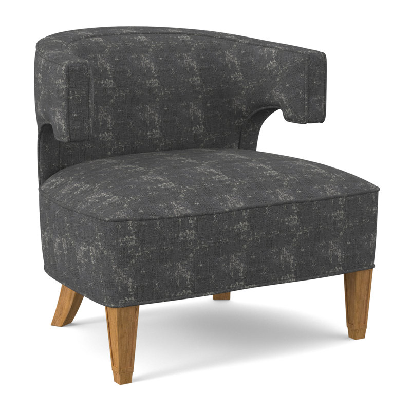 Laurel Barrel Chair, Amber, Sunny Linen