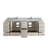 Aberdeen 84'' Double Bathroom Vanity with Quartz Top-94240505-94240491