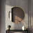Wall Mounted Round Mirror With Aluminum Alloy Frame, Tempered Glass Round Mirror-2137109787-2137109790