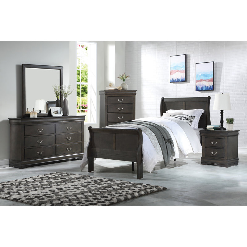 Miroir de commode Engstrom, Gris foncé