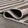 Agha Modern Offset Stripe Beige/Brown Indoor/Outdoor Rug