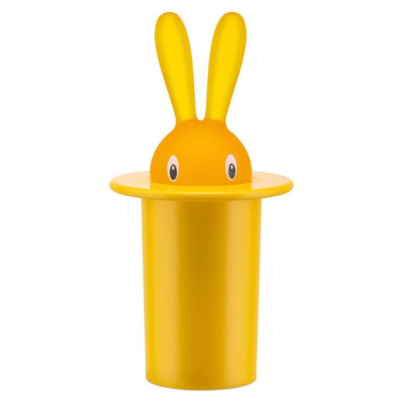 Magic Bunny Plastic Toothpick Holder, Yellow