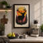 Deer in Golden Light Scandinavian - Wrapped Canvas-930127401-930127406