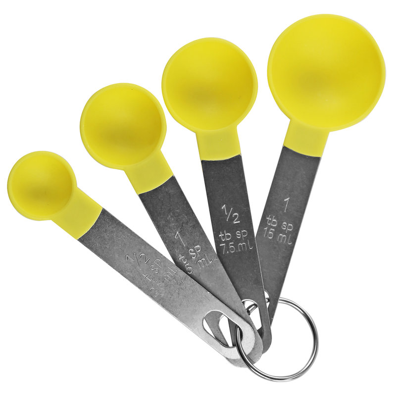 Ensemble de 8 tasses à mesurer et cuillères, Citron