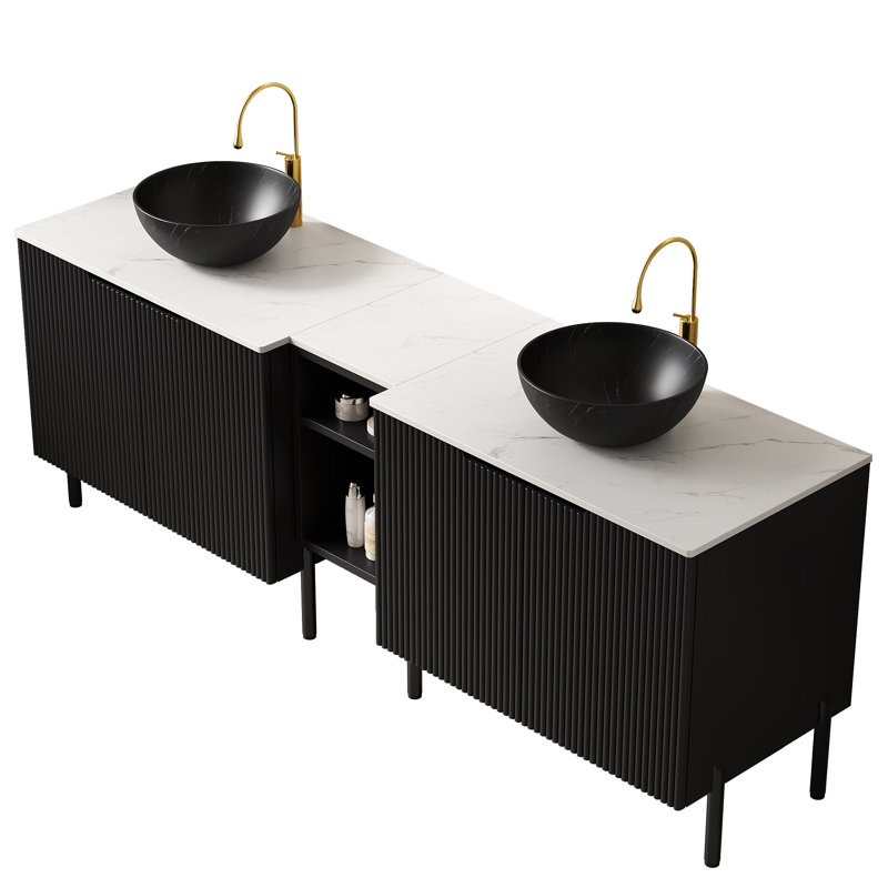 Meuble-lavabo autoportant 72 po