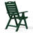 Laguna 5-Piece Round Table Folding Highback Chair Dining Set-110479921