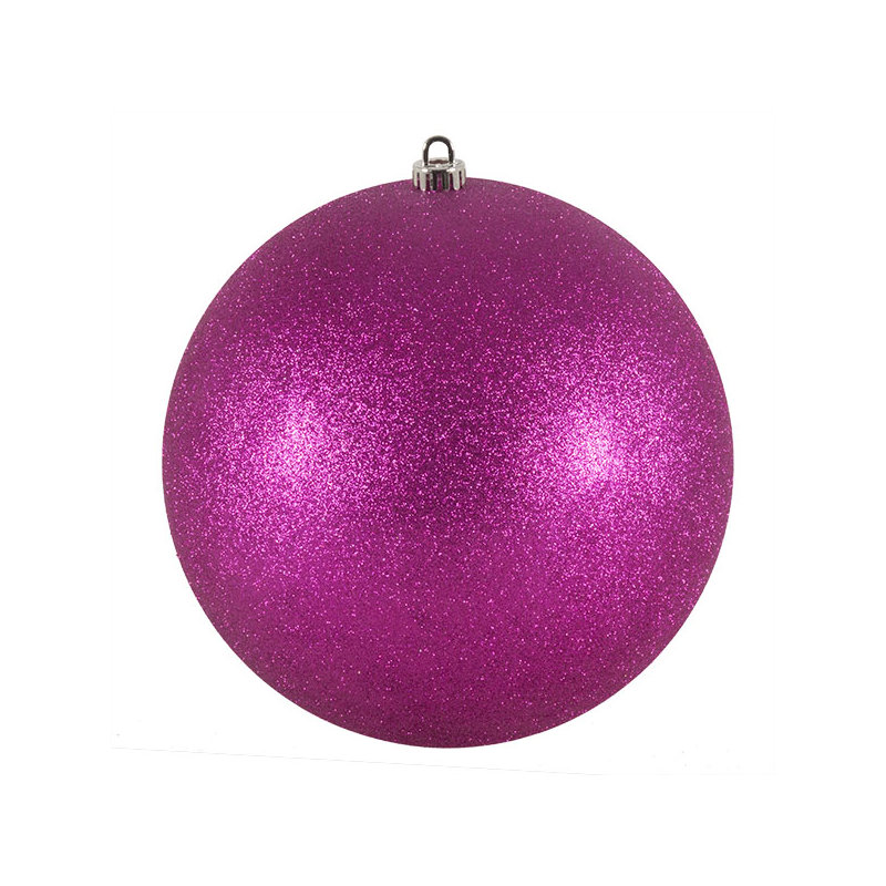 Xmas Bauble, Cerise Pink, 25cm H x 25cm W