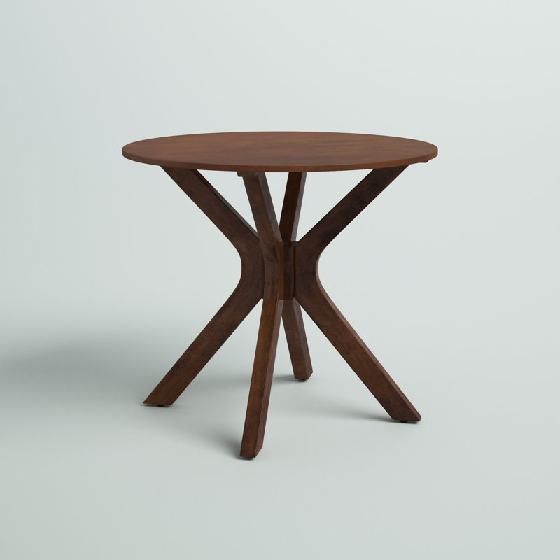Digennaro Round Dining Table, Walnut, 29.9" H x 35.4" L x 35.4" W