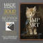 ANIMALS Series CXCII - reproduction encadrée de qualité supérieure - prête à être accrochée - aucun clou requis - aucun clou requis-1173786909-1173786906