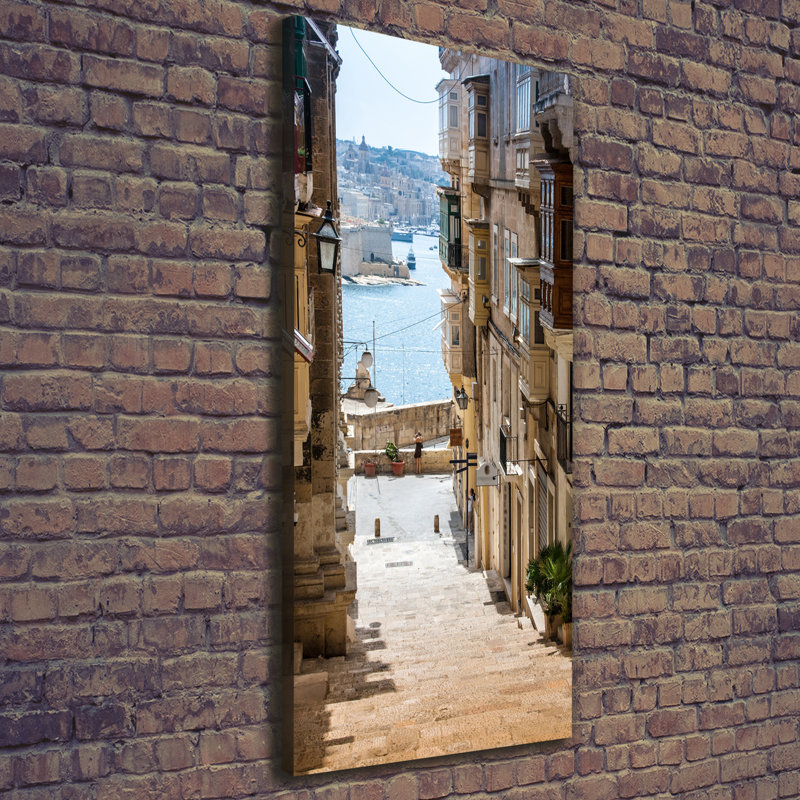 Streets In Malta - Wrapped Canvas Print