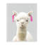 « jolie little alpaca », reproduction d’art sur toile pinktails-25125351-25125356