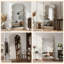Miroir surdimensionné arqué en métal surdimensionné-606320980-606321071