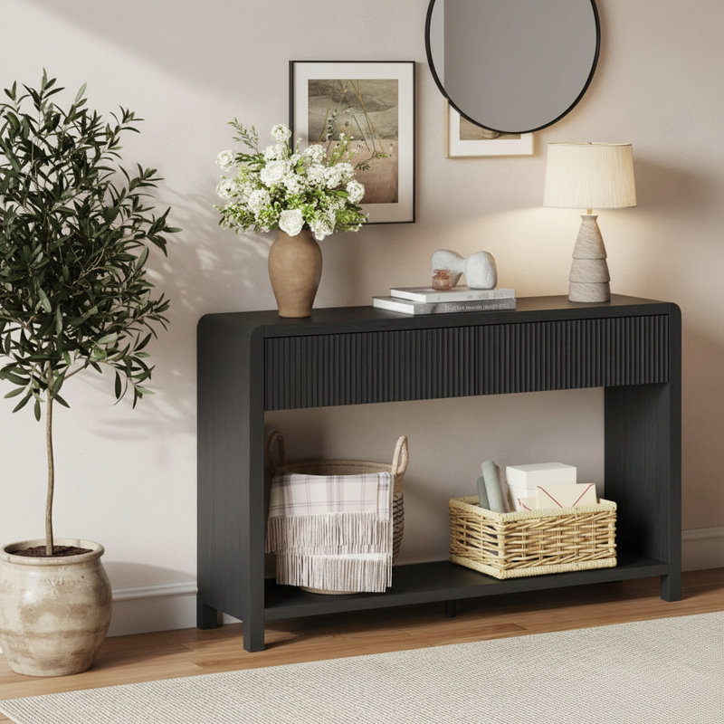 Console moderne avec tiroirs