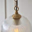Ashcrow Ribbed Glass Pendant