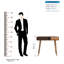 Kylo Solid Wood Writing Desk-1985613057