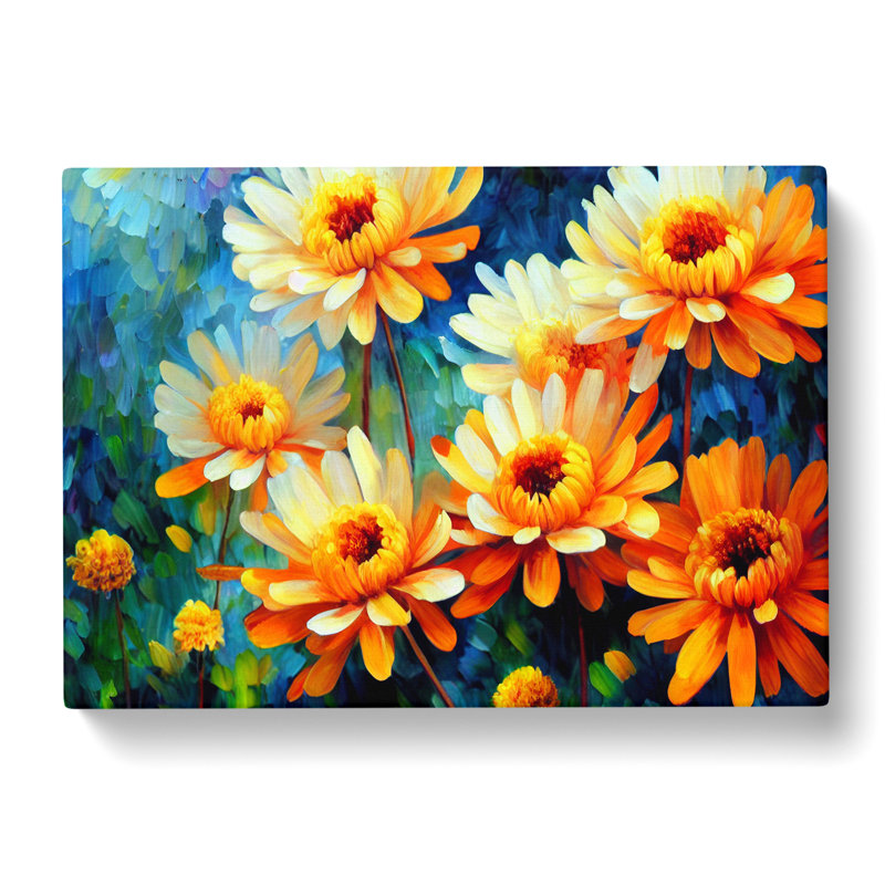 Chrysanthemum Flowers Vol.3 - Wrapped Canvas