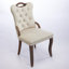 Ensemble de 2 chaises en velours avec garniture touffetée à la main-1459354923-1459354921