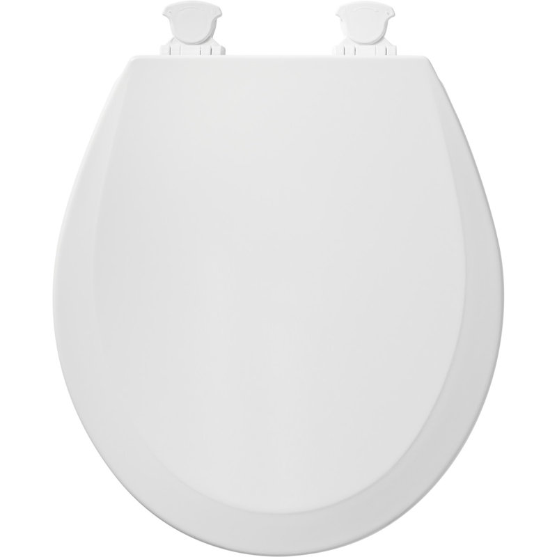 500EC Round Toilet Seat, Cotton White