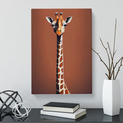 Tall Giraffe - Wrapped Canvas