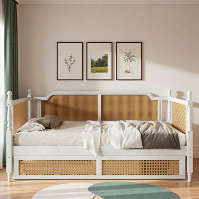 Rattan Daybed With Trundle