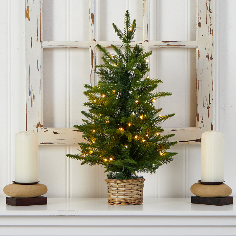 Artificial Christmas Tree with 35 Clear LED Lights