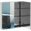 Armoire de salle de bain murale pour rangement organisé