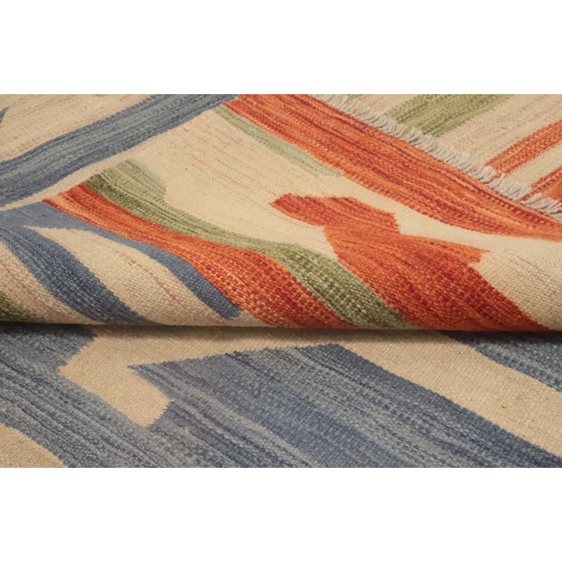Tapis coloré kilim tissé à la main 10 x 13