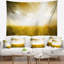Tapisserie de jardin jaune en soleil clair-28495401