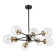 Millender 8-Light Dimmable Sputnik Modern Linear Chandelier