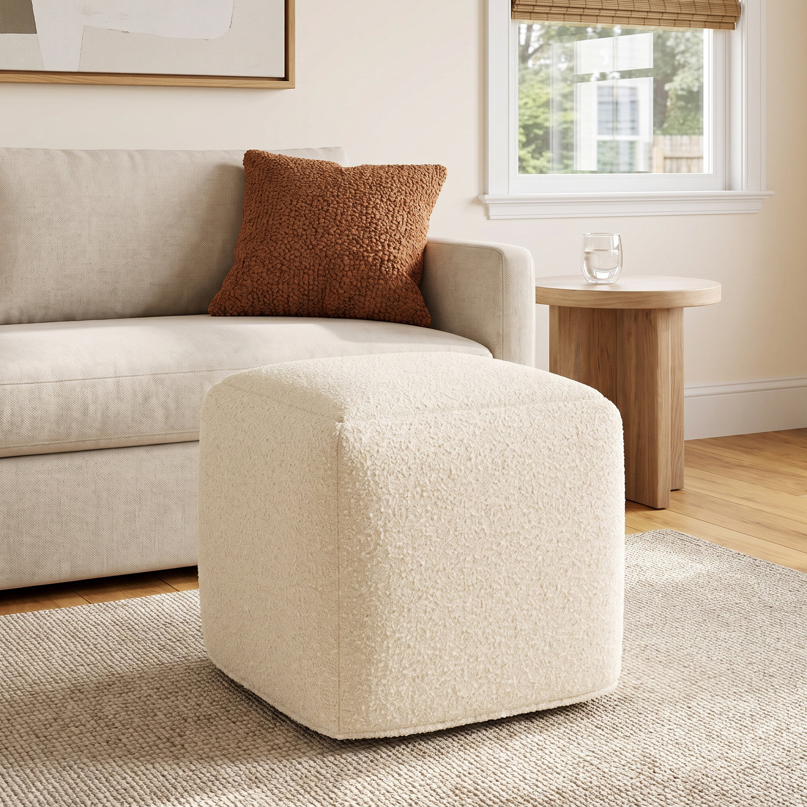 Gwenelle Upholstered Pouf
