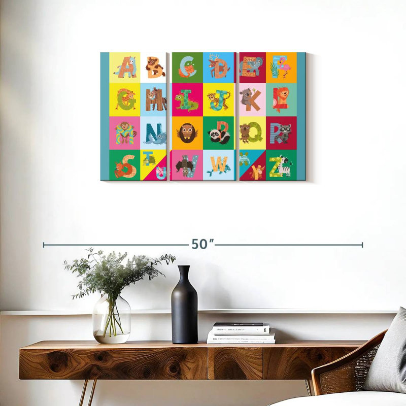 Ashelle Animal Letters, 20" H x 33" W