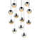 Grapes 12 - Light LED Cluster Pendant