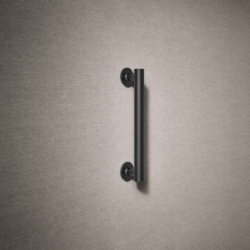 Purist Grab Bar, Matte Black, 12"W
