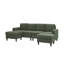 Canapé modulaire rembourré Cordory avec 2 repose-pieds Cordory-623742514