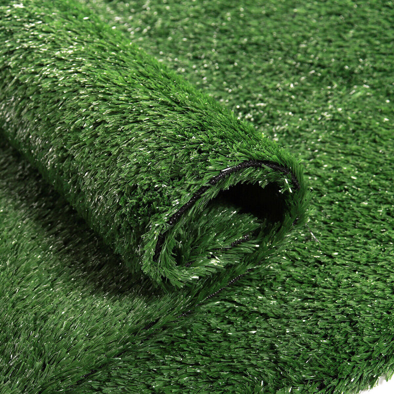 Tapis synthétique synthétique synthétique vert gazon synthétique, H 1 po x l 78,74 po x P 19,68 po