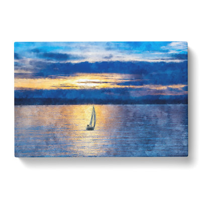 Sailing Boat Vol.1 - Wrapped Canvas Painting