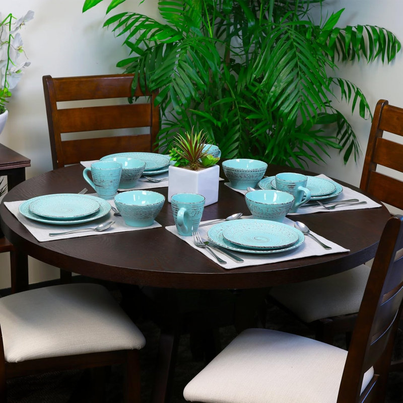 Piece Stoneware Dinnerware Set - Service for 4