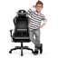 DIABLO CHAIRS Black Executive Chair with Wheels