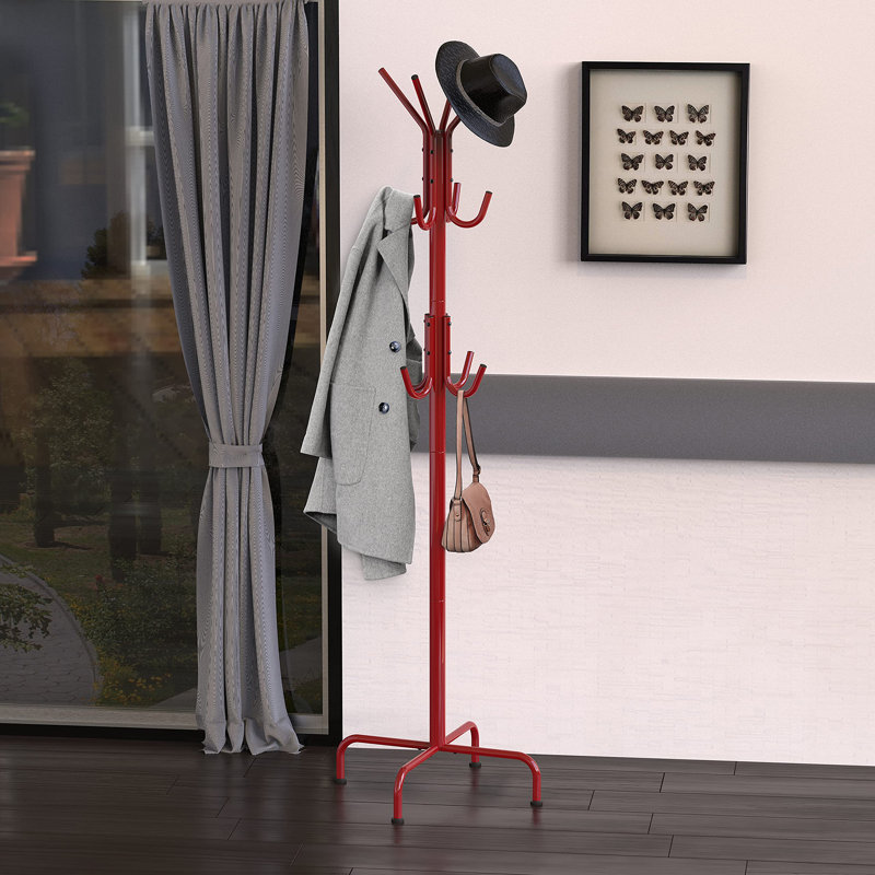 Portemanteau sur pied, Rouge