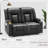 Reclining Loveseat With Cup Holders&side Pockets-992777261