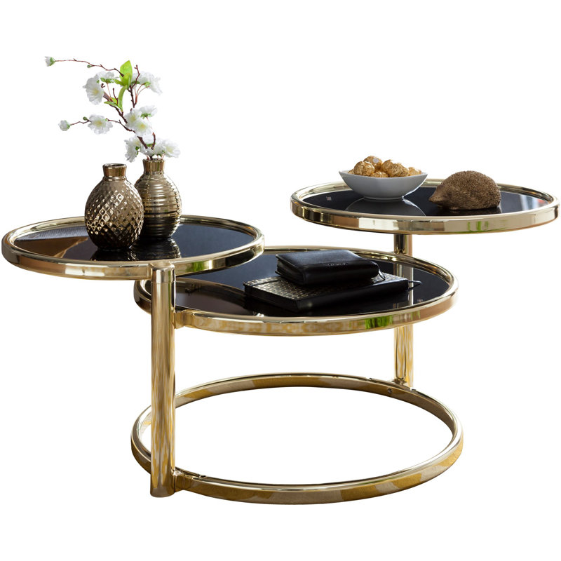Pia Frame Coffee Table, Gold