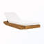 Chaise longue de patio avec coussin pliable en 3-92243820
