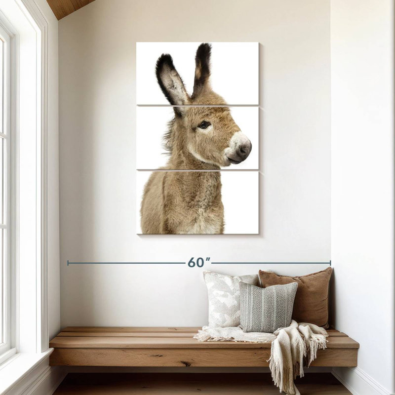 Baby Donkey, 45" H x 28" W