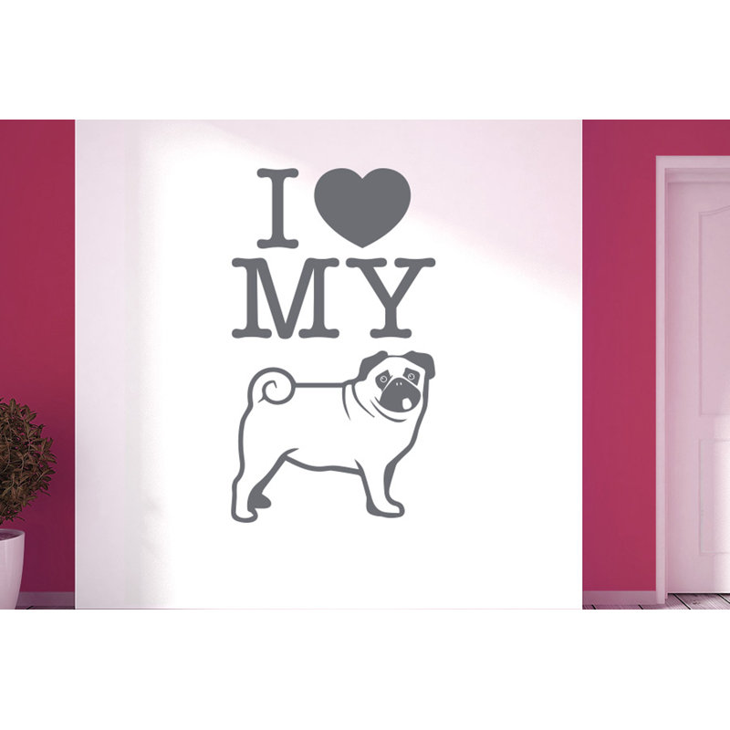 Animals Wall Decal, Grey, Medium
