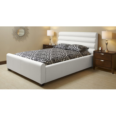 Leather Platform Bed
