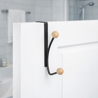 2-Hook Over-the-Door Towel Hook