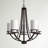 Robie Five Light Chandelier from Generation Lighting -126337134-126319356-126319355
